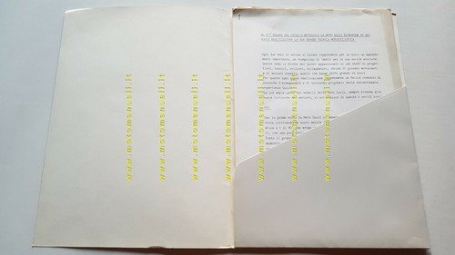 Moto Guzzi cartella stampa Salone Milano 1981 originale italiano press …