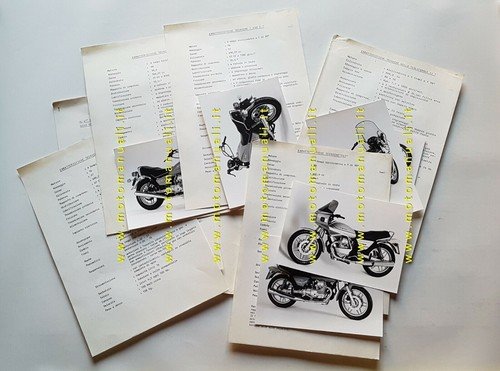 Moto Guzzi cartella stampa Salone Milano 1981 originale italiano press …