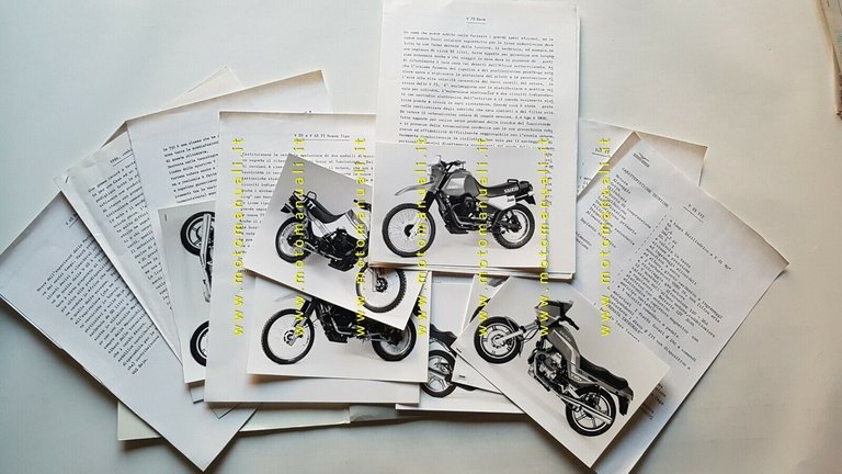 Moto Guzzi cartella stampa salone Milano 1985 originale genuine press …