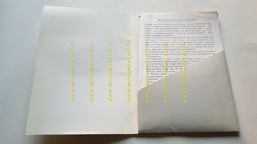 Moto Guzzi cartella stampa salone Milano 1985 originale press kit