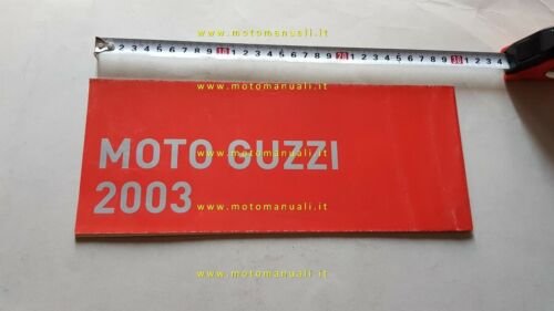 MOTO GUZZI catalogo produzione 2003 depliant originale motorcycle brochure