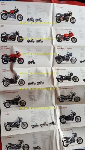 MOTO GUZZI catalogo produzione 2003 depliant originale motorcycle brochure
