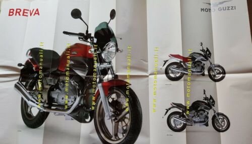 MOTO GUZZI catalogo produzione 2003 depliant originale motorcycle brochure