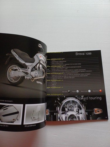 Moto Guzzi catalogo produzione modelli 2009 depliant italiano originale