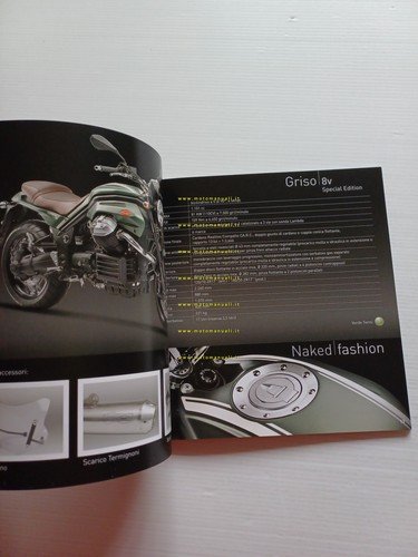 Moto Guzzi catalogo produzione modelli 2009 depliant italiano originale