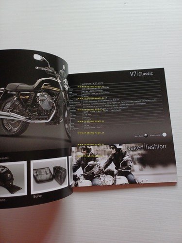 Moto Guzzi catalogo produzione modelli 2009 depliant italiano originale