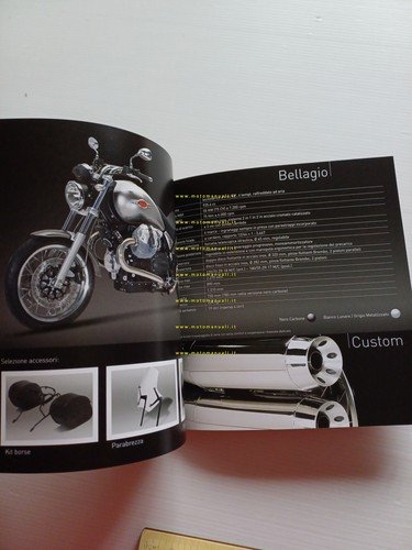 Moto Guzzi catalogo produzione modelli 2009 depliant italiano originale