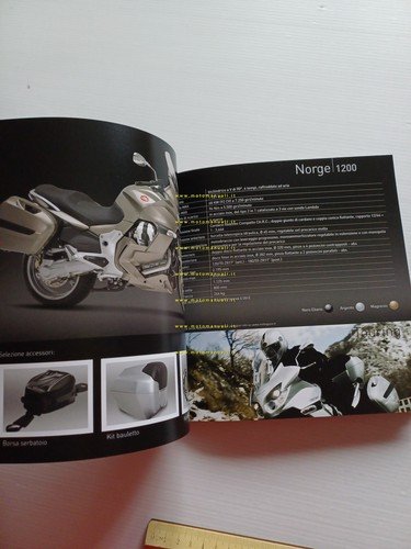 Moto Guzzi catalogo produzione modelli 2009 depliant italiano originale