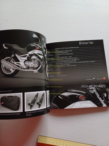 Moto Guzzi catalogo produzione modelli 2009 depliant italiano originale