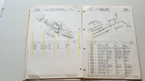 Moto Guzzi Chiù 50 1974 catalogo ricambi originale genuine spare …