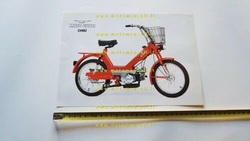 MOTO GUZZI Chiù 50 1974 depliant originale ciclomotore moped brochure