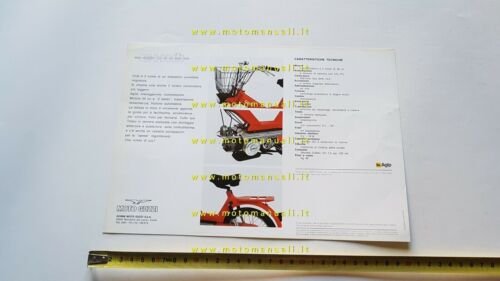 MOTO GUZZI Chiù 50 1974 depliant originale ciclomotore moped brochure