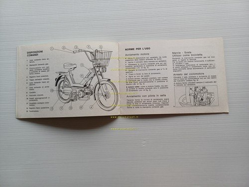 Moto Guzzi Chiù 50 1976 manuale uso manutenzione libretto originale