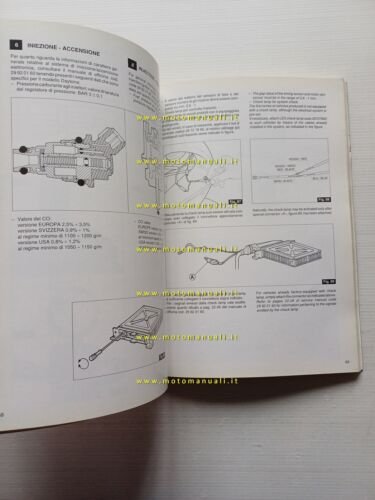 Moto Guzzi Daytona 1000 1993 manuale officina originale