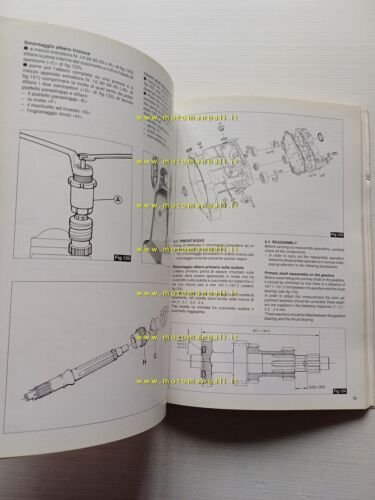 Moto Guzzi Daytona 1000 1993 manuale officina originale