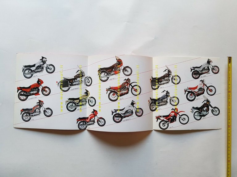 Moto Guzzi depliant Produzione 1985 originale motorcycle brochure