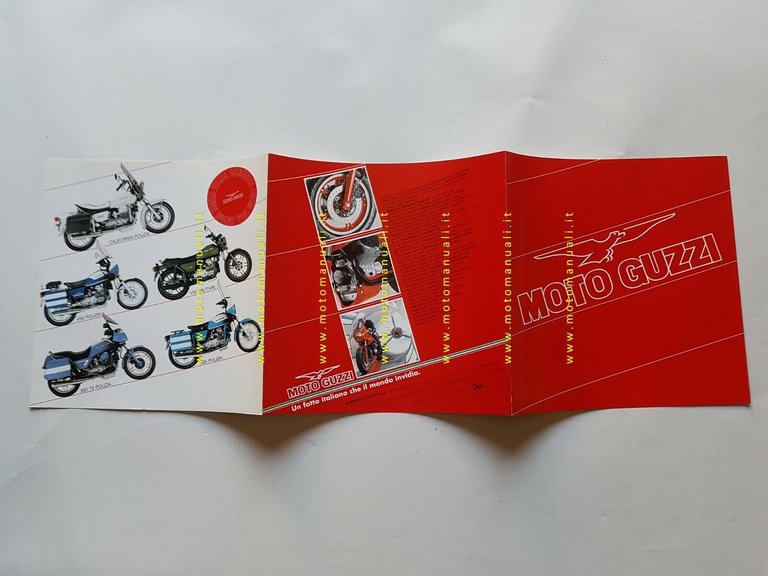 Moto Guzzi depliant Produzione 1985 originale motorcycle brochure