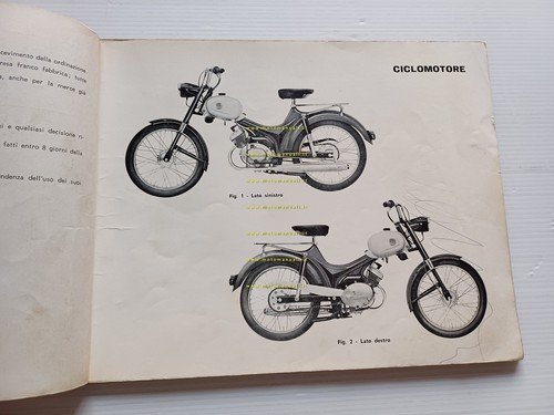 Moto Guzzi Dingo 49 3 Marce 1968 catalogo ricambi originale