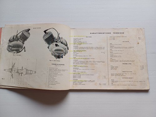 Moto Guzzi Dingo 49 3 Marce 1968 catalogo ricambi originale
