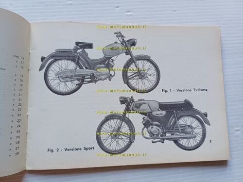 Moto Guzzi Dingo 49 Turismo - Sport 1965 manuale uso …
