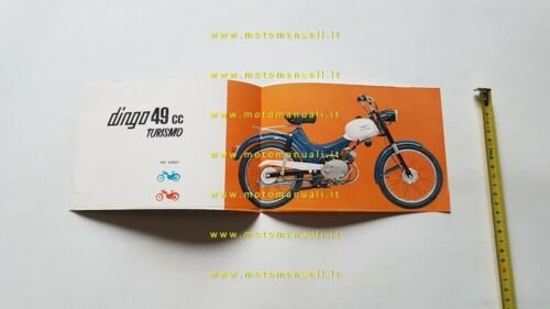 MOTO GUZZI Dingo 49 Turismo 1968 depliant originale brochure ciclomotore …