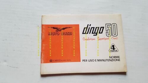 Moto Guzzi Dingo 50 4V GT Cross Supersport 1971 manuale …