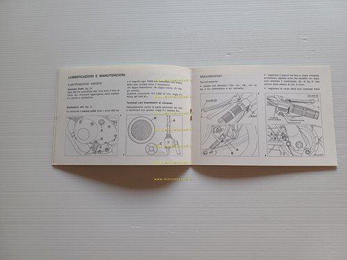 Moto Guzzi Dingo 50 MM 1974 manuale uso manutenzione libretto …