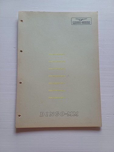 Moto Guzzi Dingo 50 MM 1975 catalogo ricambi originale