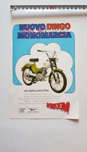Moto Guzzi Dingo 50 monomarcia anni 60 depliant moto originale …