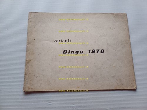 Moto Guzzi Dingo 50 varianti 1970 catalogo ricambi originale spare …