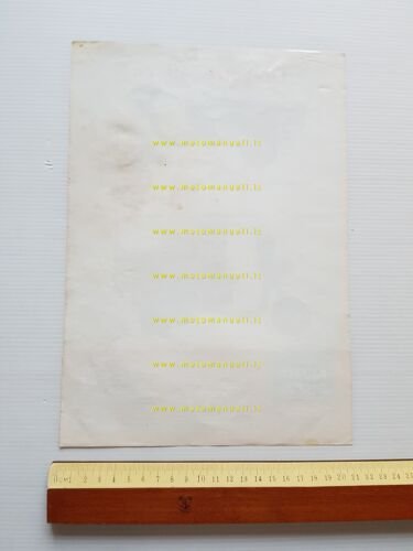 Moto Guzzi Dingotre 49 motocarro 1965 depliant originale ITALIANO