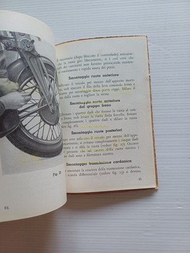 Moto Guzzi Ercole 500 1953 manuale uso manutenzione libretto italiano …