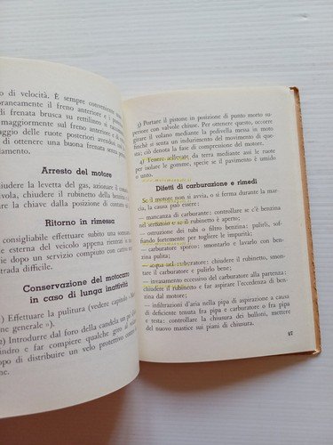Moto Guzzi Ercole 500 1953 manuale uso manutenzione libretto italiano …