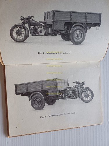 Moto Guzzi Ercole 500 1953 manuale uso manutenzione libretto italiano …