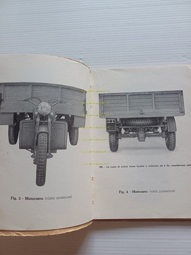 Moto Guzzi Ercole 500 1953 manuale uso manutenzione libretto italiano …