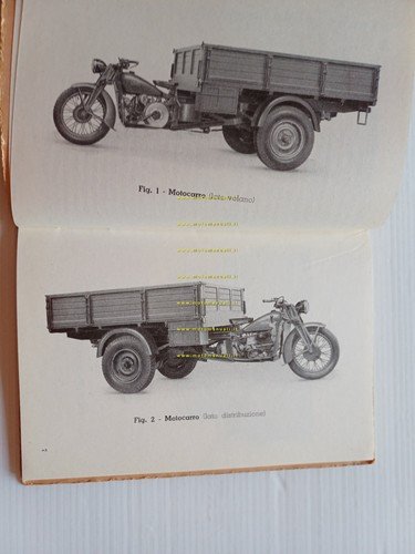 Moto Guzzi Ercole 500 1953 manuale uso manutenzione libretto italiano …