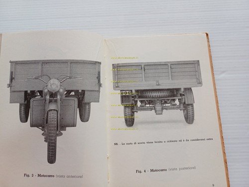 Moto Guzzi Ercole 500 1953 manuale uso manutenzione libretto italiano …