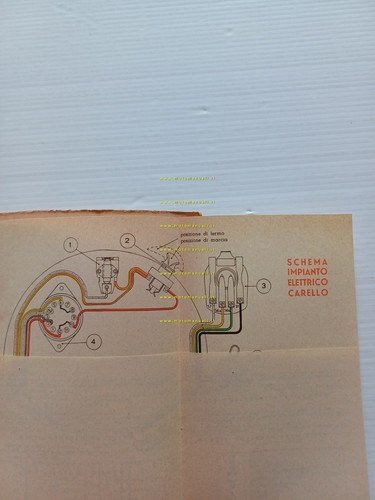Moto Guzzi Ercole 500 1953 manuale uso manutenzione libretto italiano …