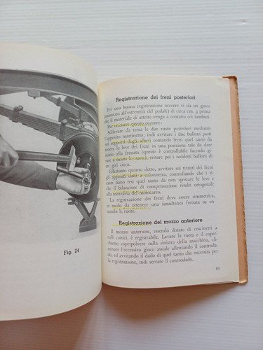 Moto Guzzi Ercole 500 1953 manuale uso manutenzione libretto italiano …