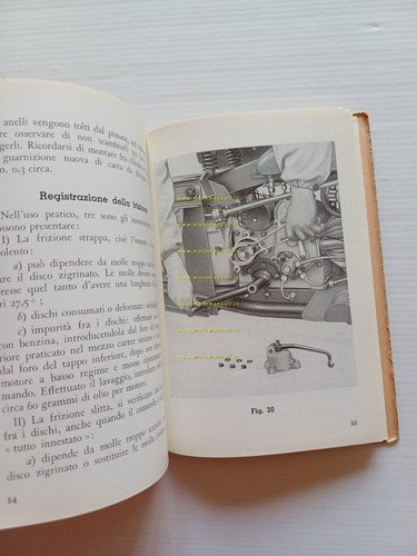 Moto Guzzi Ercole 500 1953 manuale uso manutenzione libretto italiano …