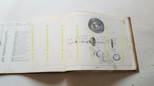 Moto Guzzi ERCOLE 500 1958 catalogo ricambi ORIGINALE spare parts …