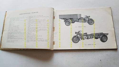 Moto Guzzi ERCOLE 500 1958 catalogo ricambi ORIGINALE spare parts …