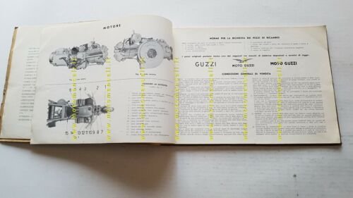 Moto Guzzi ERCOLE 500 1958 catalogo ricambi ORIGINALE spare parts …