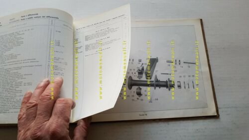 Moto Guzzi ERCOLE 500 1958 catalogo ricambi ORIGINALE spare parts …