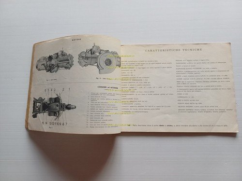 MOTO GUZZI Ercole 500 1960 catalogo ricambi originale spare parts …
