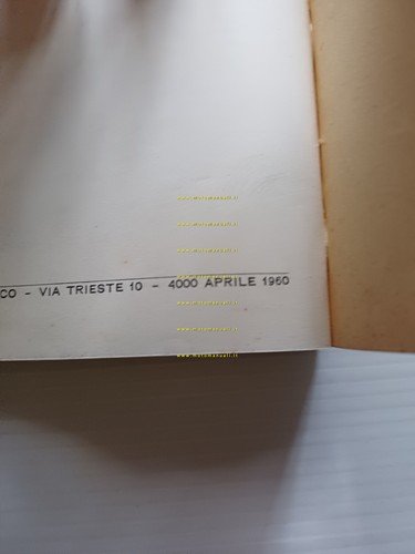 Moto Guzzi Ercole 500 1960 motocarro manuale uso manutenzione italiano …