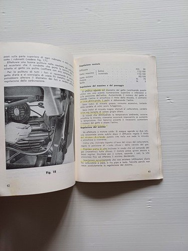 Moto Guzzi Ercole 500 1960 motocarro manuale uso manutenzione italiano …