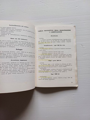 Moto Guzzi Ercole 500 1960 motocarro manuale uso manutenzione italiano …