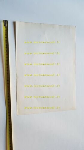 MOTO GUZZI Ercole 500 1962 depliant originale Motocarro 3-wheeler brochure