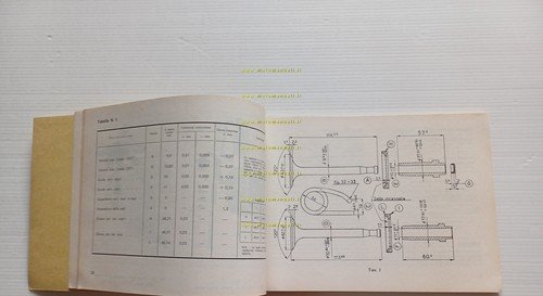 Moto Guzzi Ercole 500 1964 manuale officina originale workshop manual
